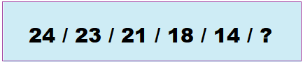 Number Series Aptitude Test Sample Question-1