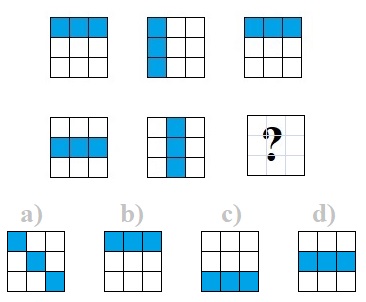 figure pattern sample test question